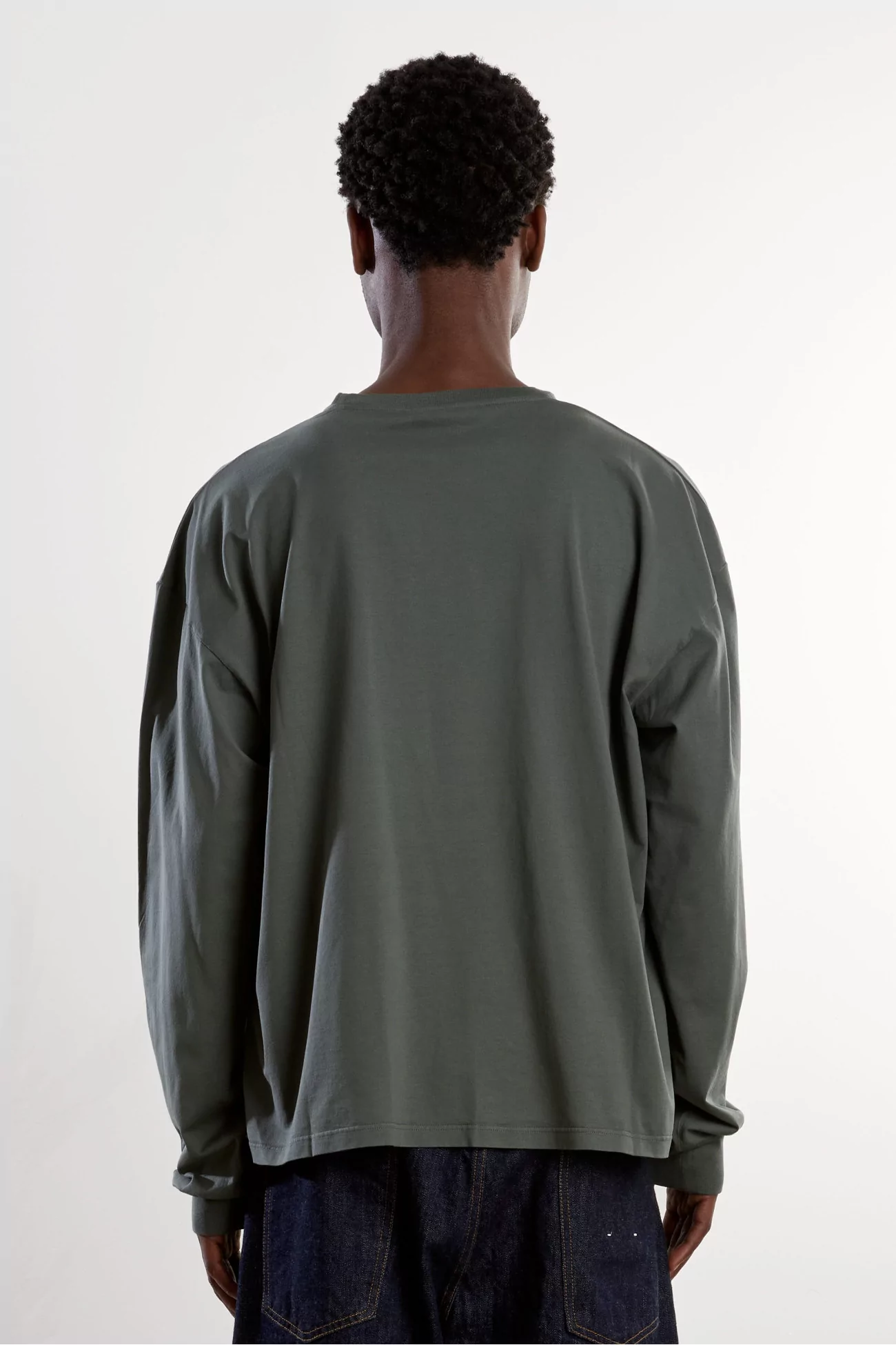 T-Shirt Jersey de Coton Roundneck – Zinc | Centre Commercial