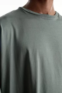Cotton Jersey Roundneck T-Shirt – Zinc | Centre Commercial