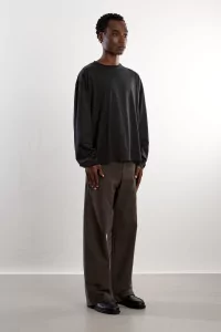 T-Shirt Jersey de Coton Roundneck – Black | Centre Commercial