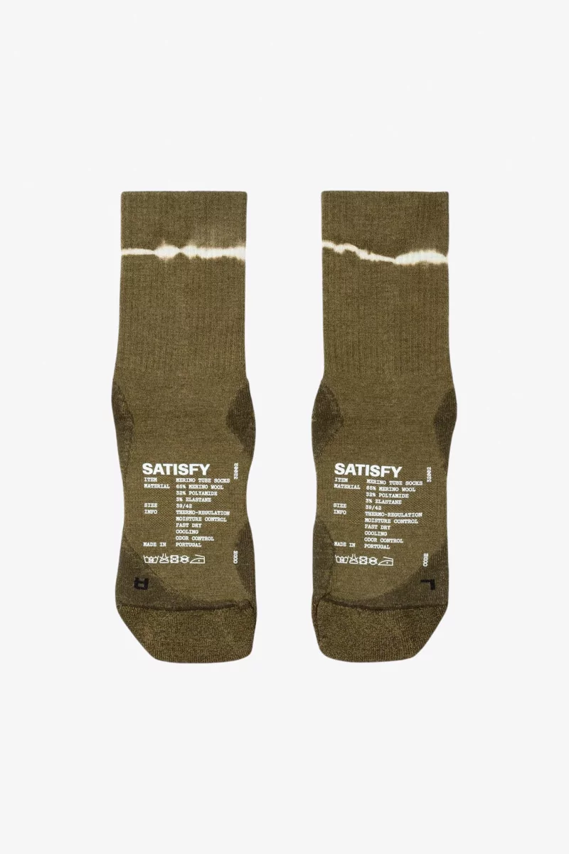 Chaussettes Running Satisfy Merino Nylon Tube – Tie Dye Capers | Centre Commercial