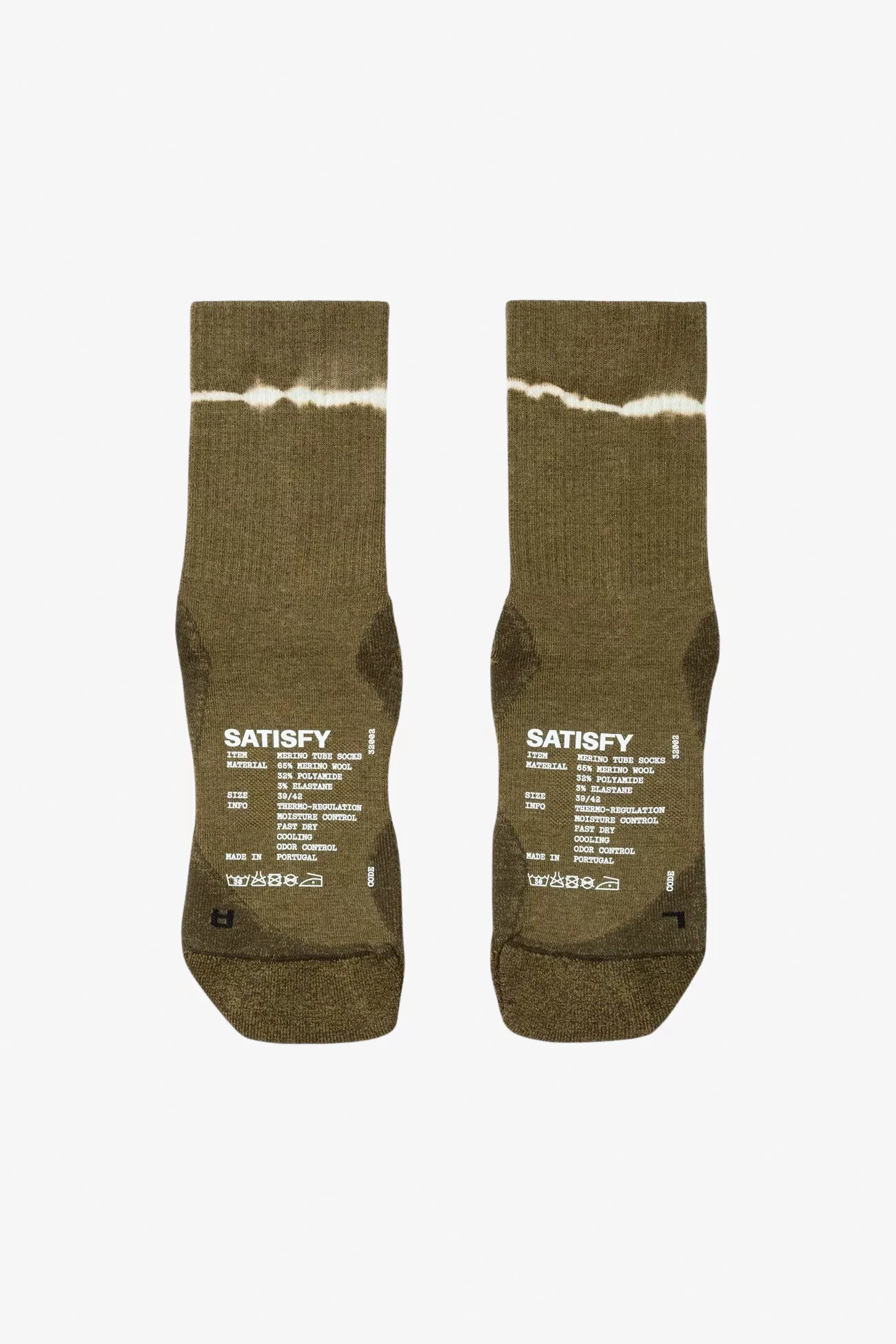 Chaussettes Running Satisfy Merino Nylon Tube – Tie Dye Capers | Centre Commercial