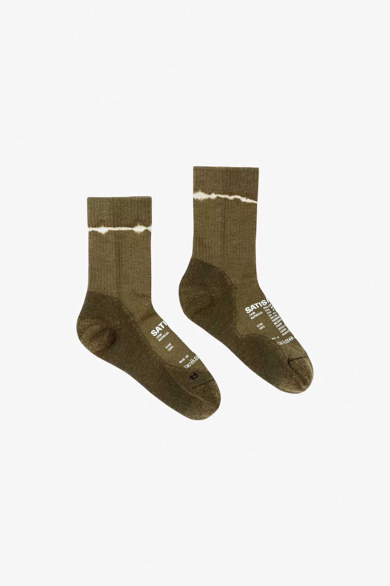 Satisfy Merino Nylon Tube Running Socks – Tie Dye Capers | Centre Commercial
