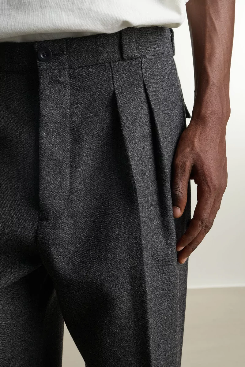 French Military Wool Trousers – Gris Chine | Centre Commercial