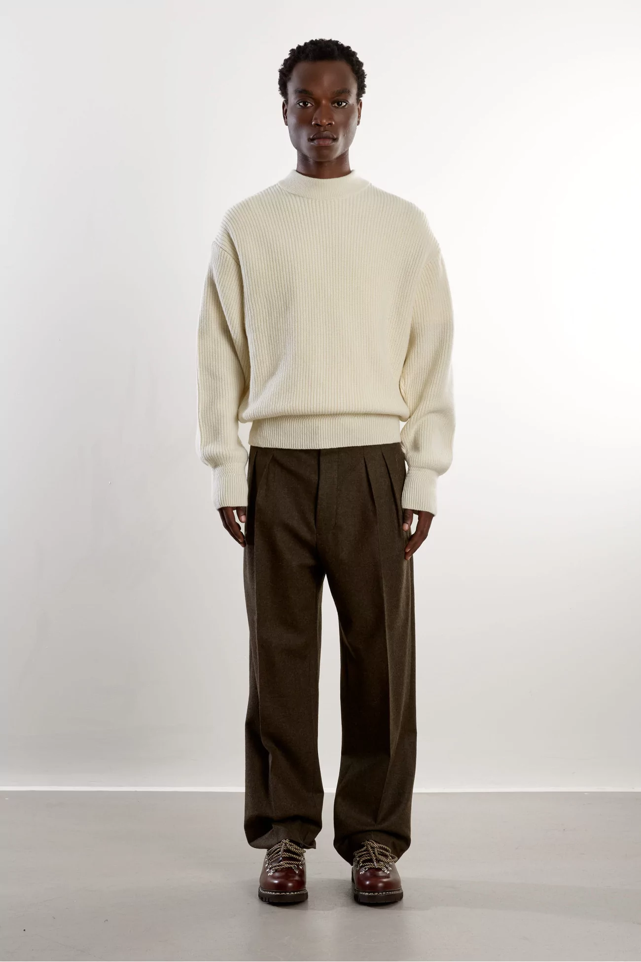 Museum Garments Military Wool Flannel Pant – Dark Green | Centre Commercial