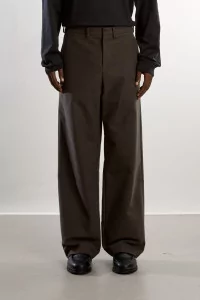 RIER Moleskine Wool Trousers – Zinc | Centre Commercial