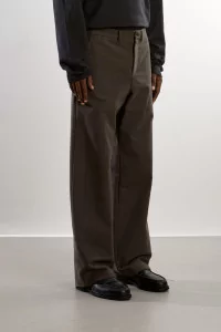 RIER Moleskine Wool Trousers – Zinc | Centre Commercial