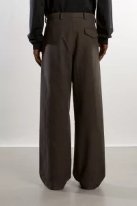 RIER Moleskine Wool Trousers – Zinc | Centre Commercial