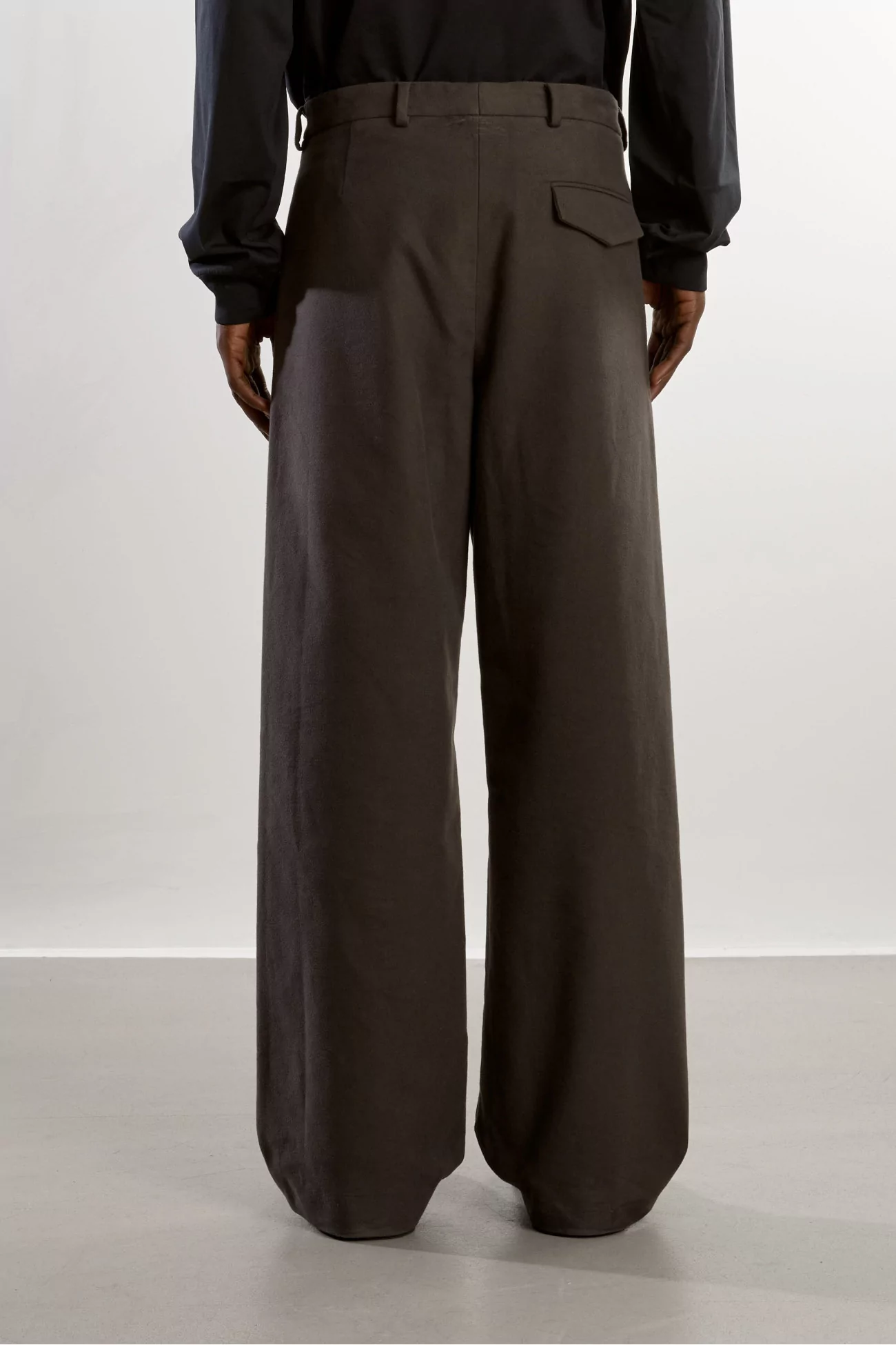 Pantalon Homme Laine Moleskine RIER – Zinc | Centre Commercial