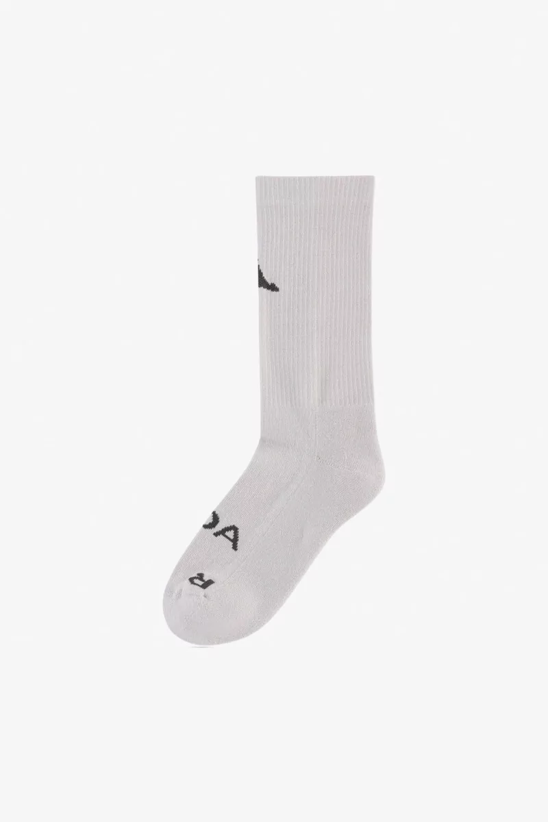 Chaussettes Outdoor ROA Logo Biofil – White Dark Grey | Centre Commercial
