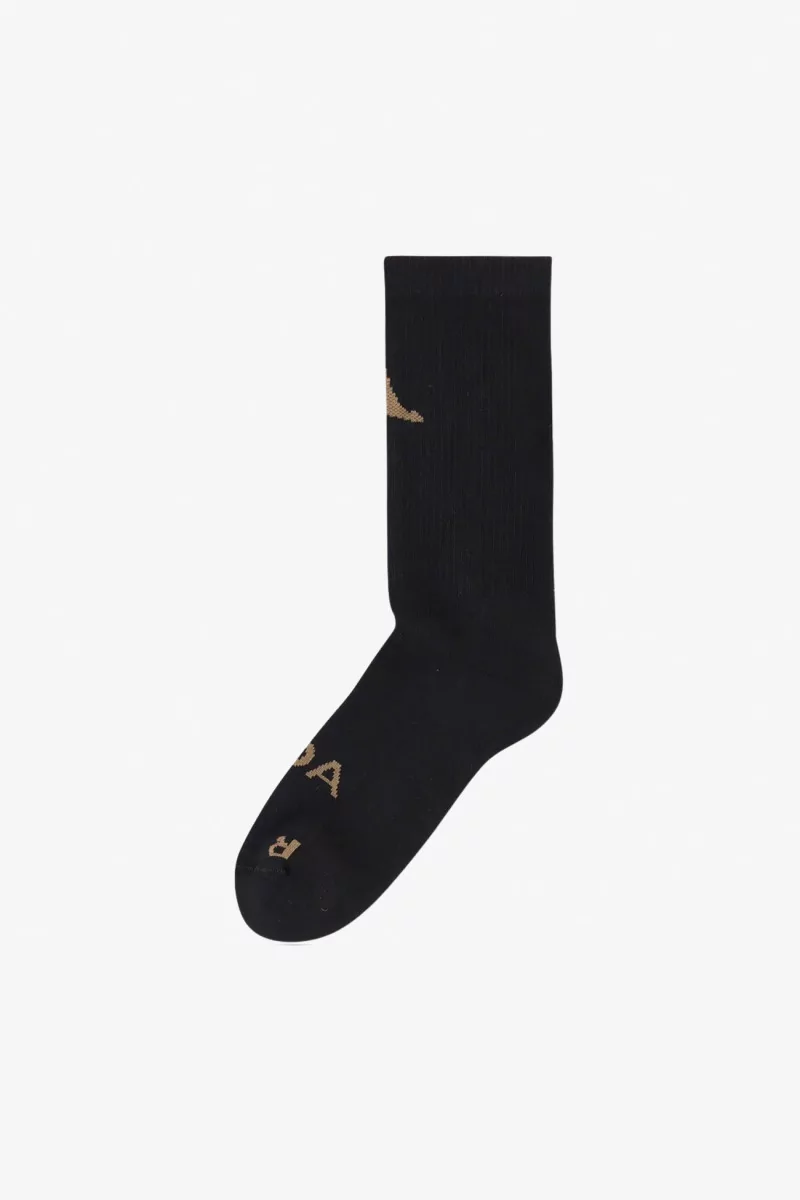 Chaussettes Outdoor ROA Logo Biofil – Black Light Grey | Centre Commercial