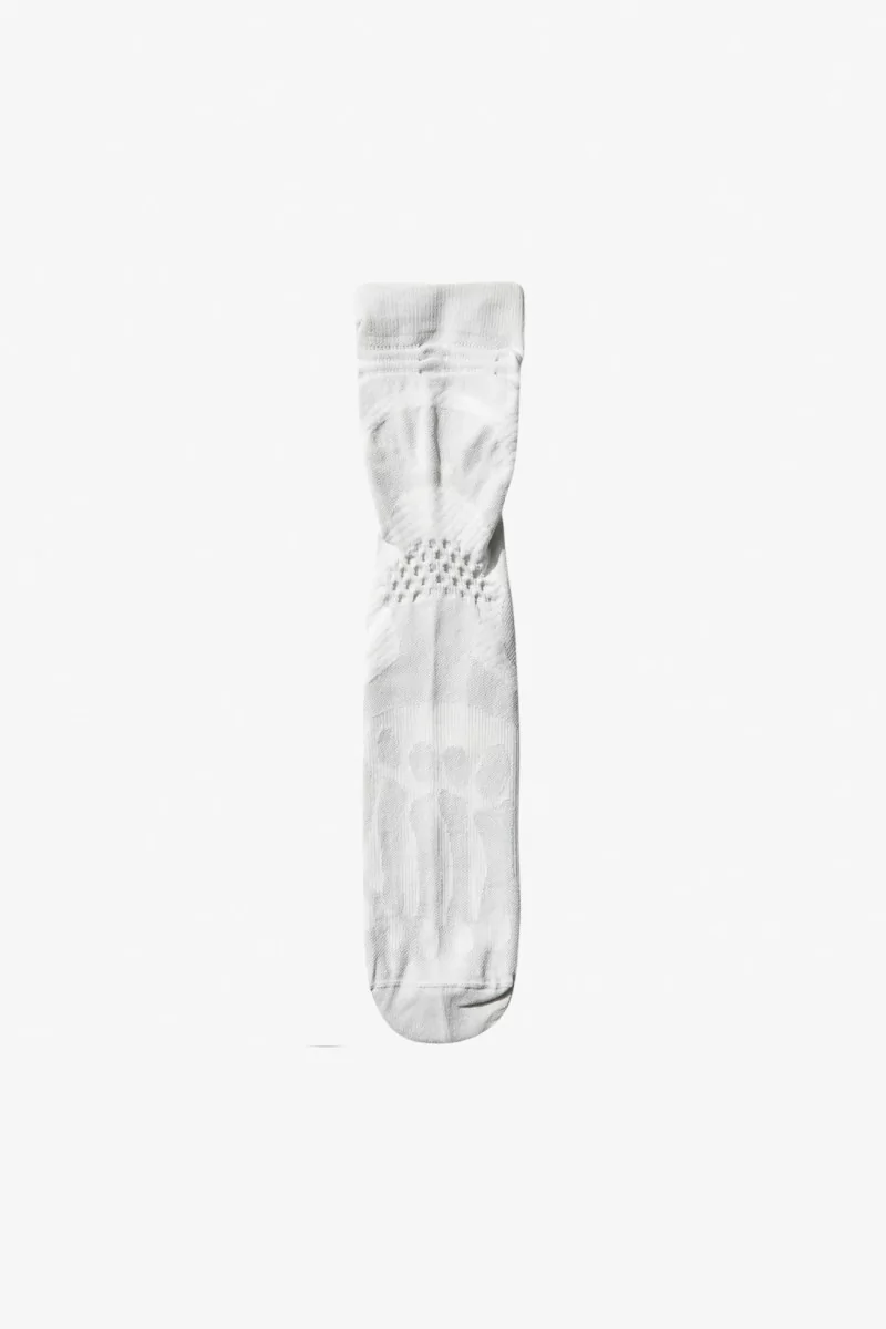 ROA Bones Logo Q-Skin Technical Crew Socks – Off White | Centre Commercial