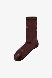 Chaussettes Outdoor ROA Logo Biofil – Burgundy Grey | Centre Commercial