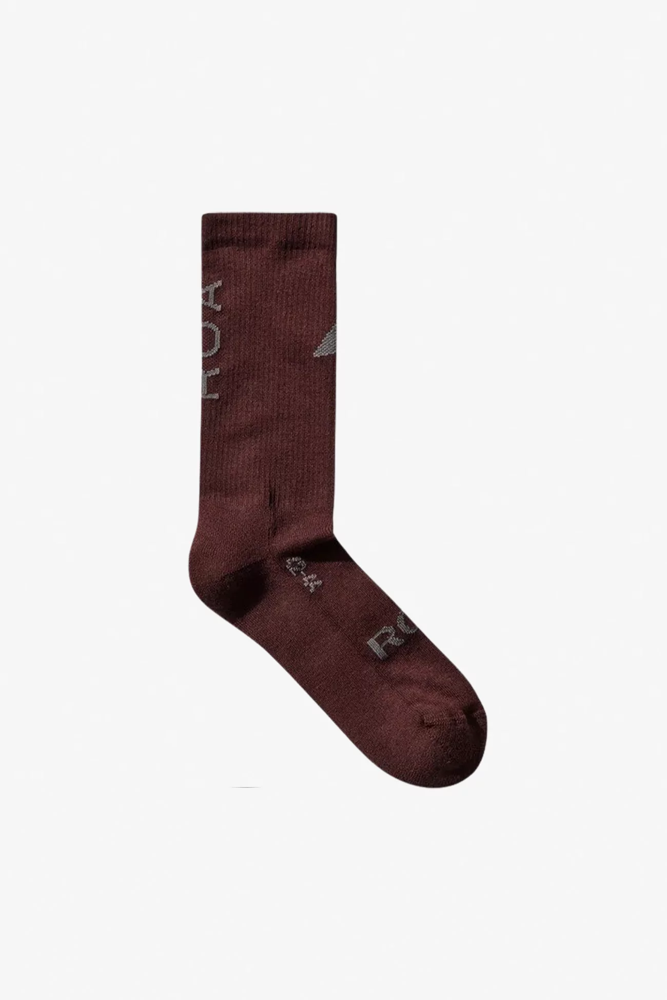 ROA Logo Biofil Socks – Burgundy Grey | Centre Commercial