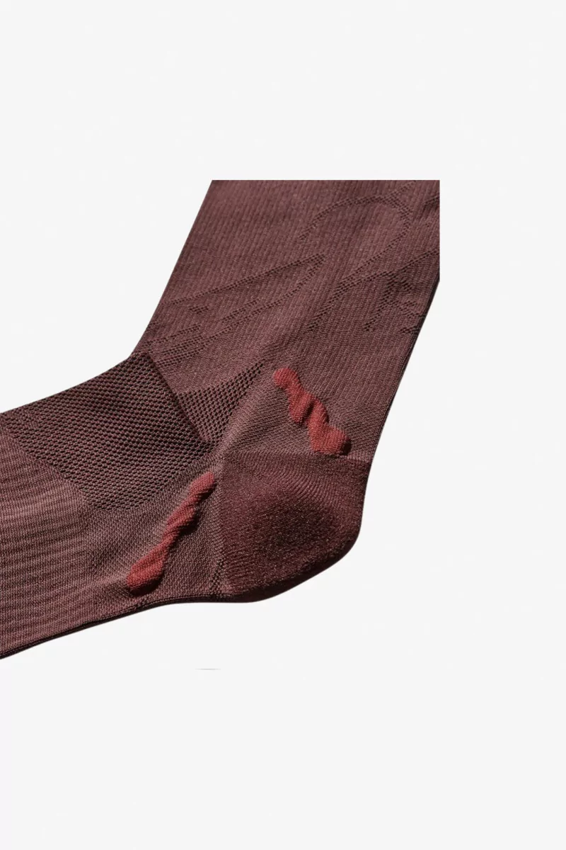 Chaussettes Running ROA Ryli Q-Skin – Black Burgundy | Centre Commercial