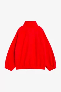 Kids Cotton Sweatshirt Cloudy Fleece – Chinese Red | Centre Commercial