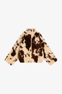 Kids Cotton Jacket Wynn The New Society – Cow Print | Centre Commercial