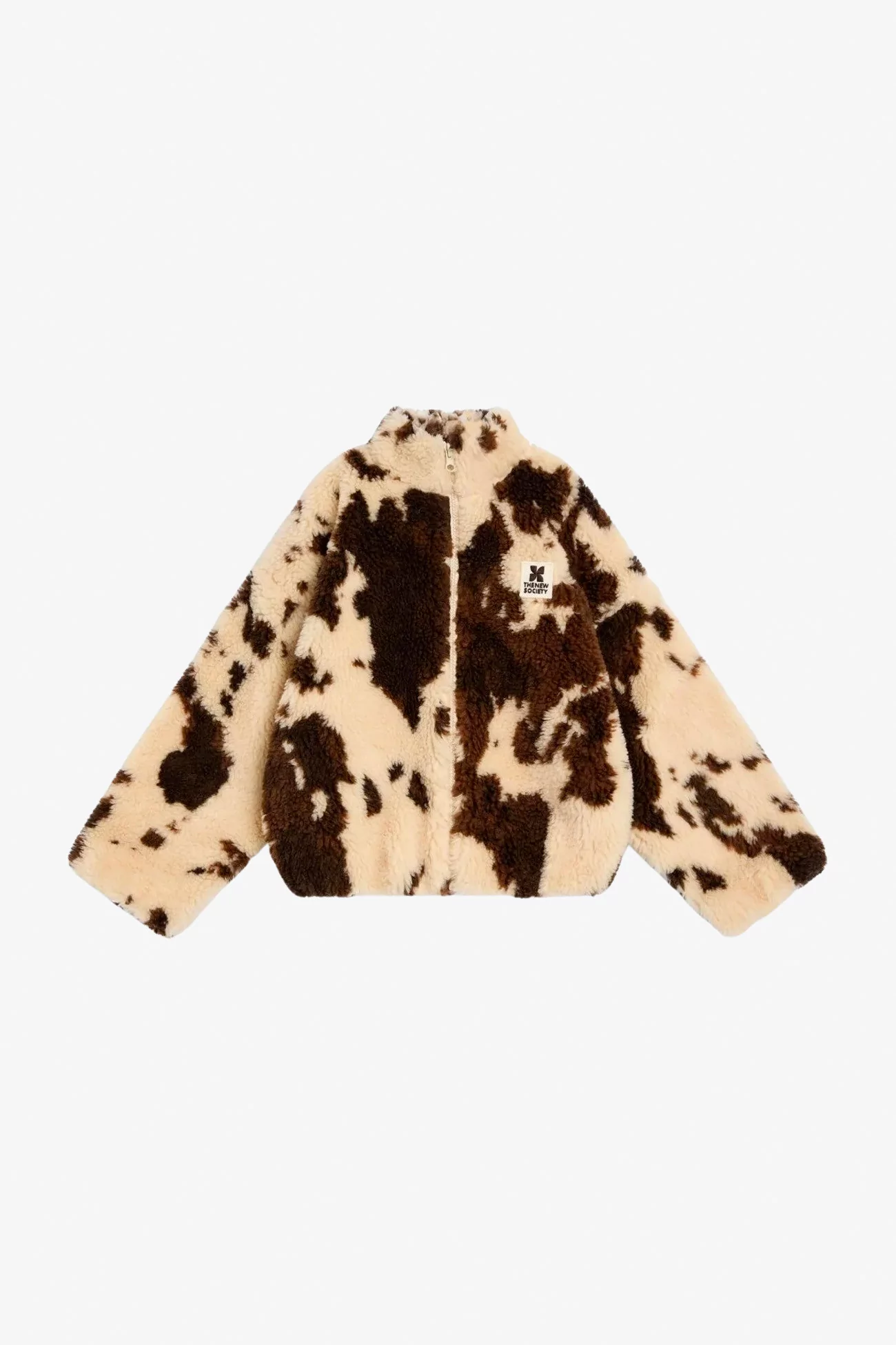Kids Cotton Jacket Wynn The New Society – Cow Print | Centre Commercial