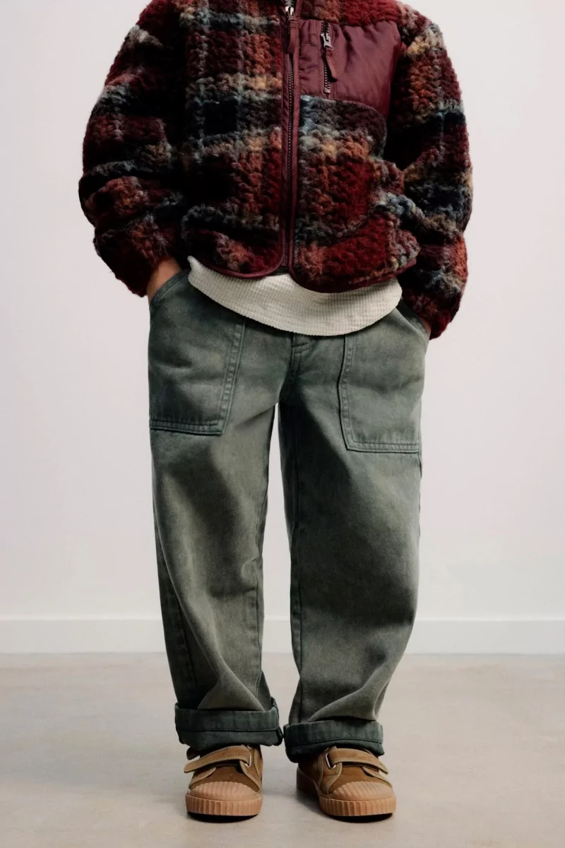 Pantalon Enfant Denim TNS Baggy – Tea Leaf | Centre Commercial