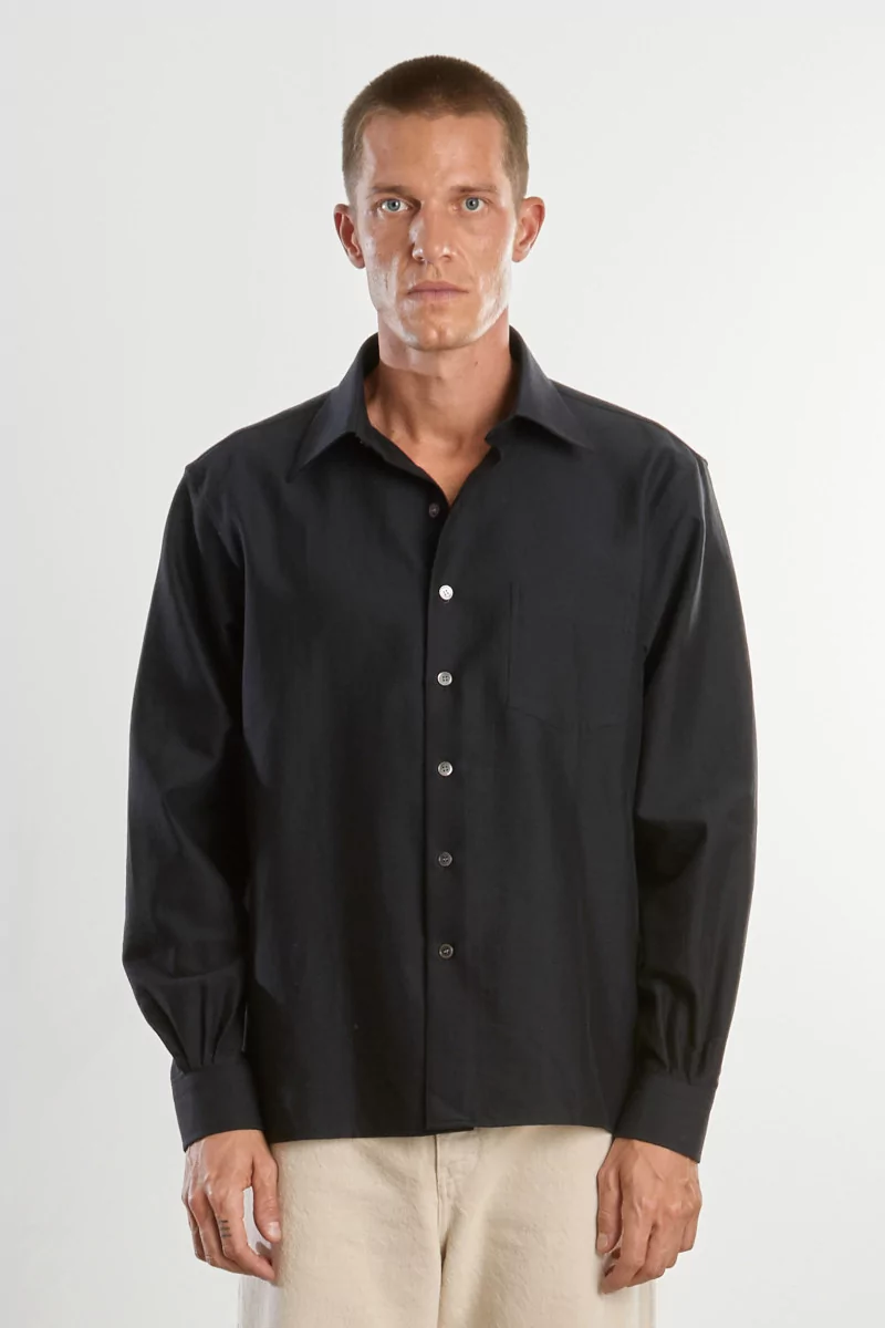 Chemise Campo Twill de Coton – Navy | Centre Commercial