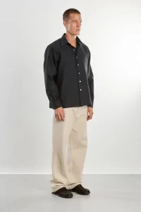 Chemise Campo Twill de Coton – Navy | Centre Commercial