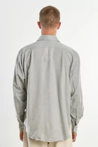 Chemise Normal Twill Coton & Laine – Grey | Centre Commercial