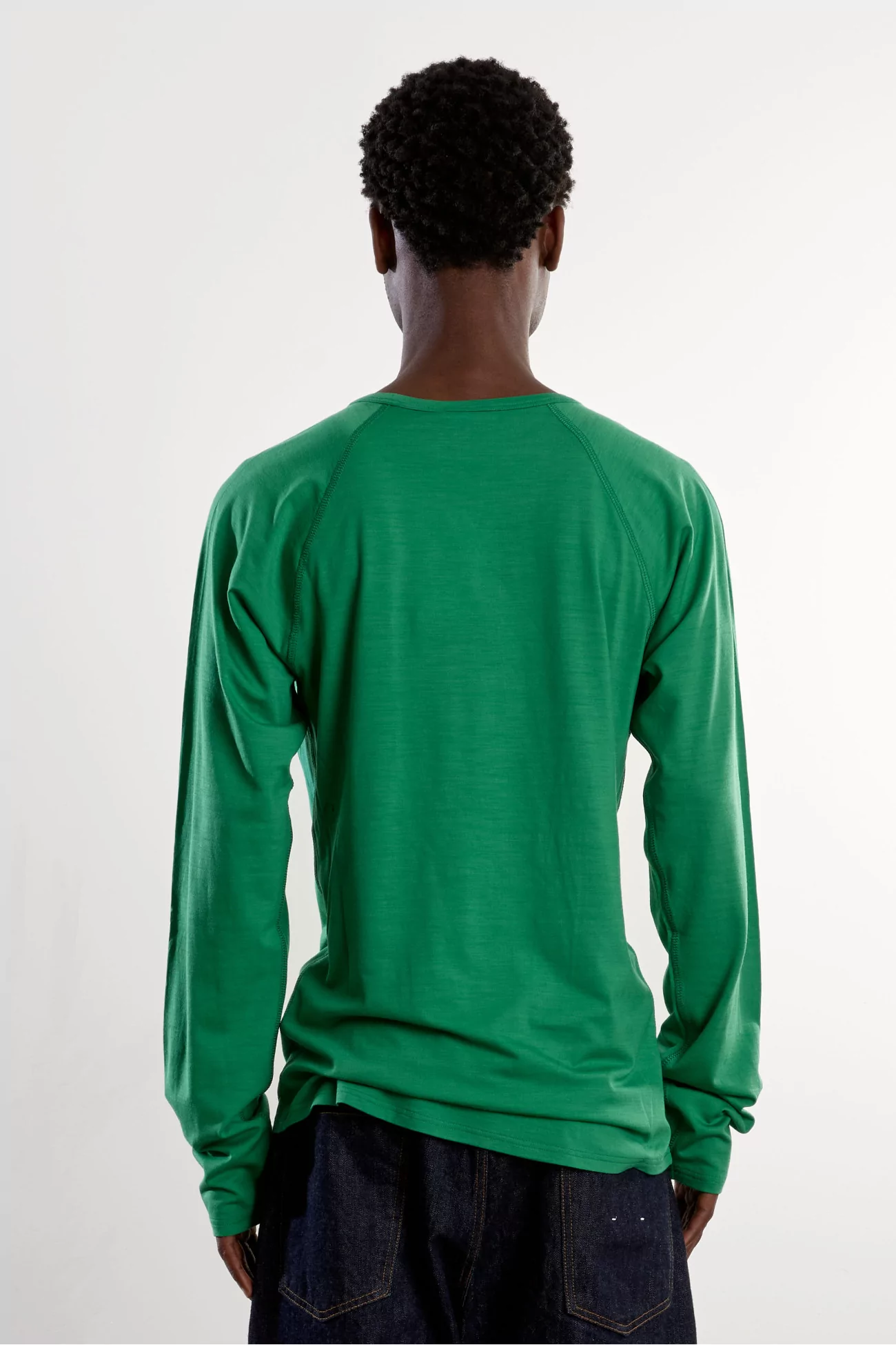 T-Shirt Jersey de Laine Polar Jersey Raglan – Emerald | Centre Commercial