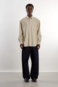 Comme des Garçons SHIRT Wool Flannel Shirt – Beige | Centre Commercial