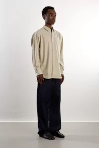 Comme des Garçons SHIRT Wool Flannel Shirt – Beige | Centre Commercial
