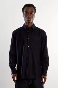Chemise Flanelle Laine Comme des Garçons SHIRT – Navy | Centre Commercial