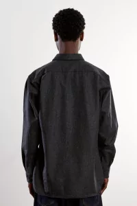 Chemise Flanelle Laine Comme des Garçons SHIRT – Dark Grey | Centre Commercial