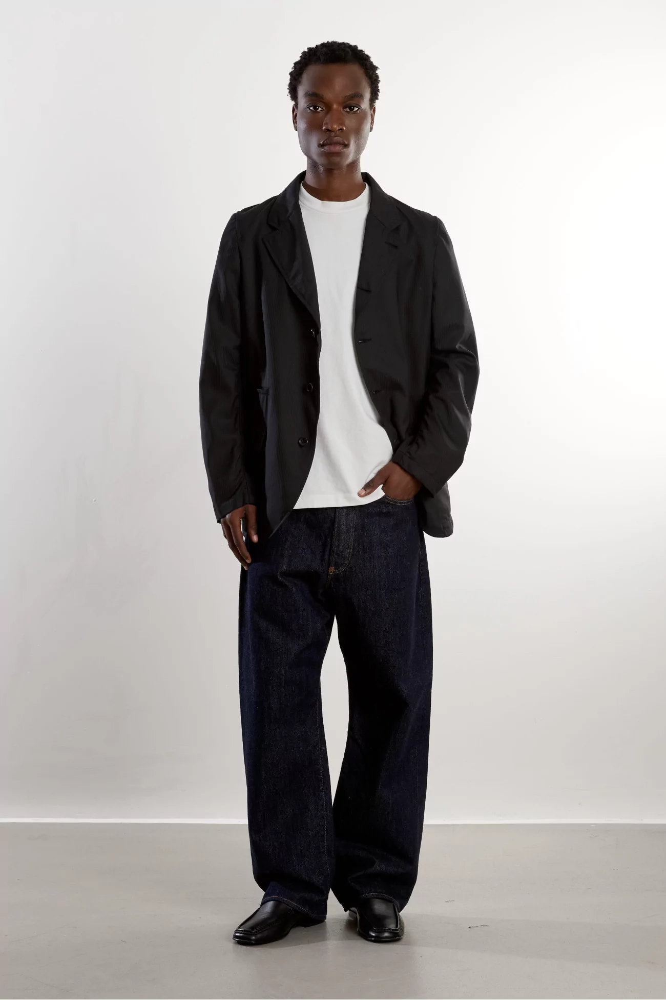 Comme des Garçons SHIRT Woven Jacket – Black | Centre Commercial