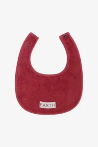 Bavoir Bébé Coton Bio – Vintage Red | Centre Commercial