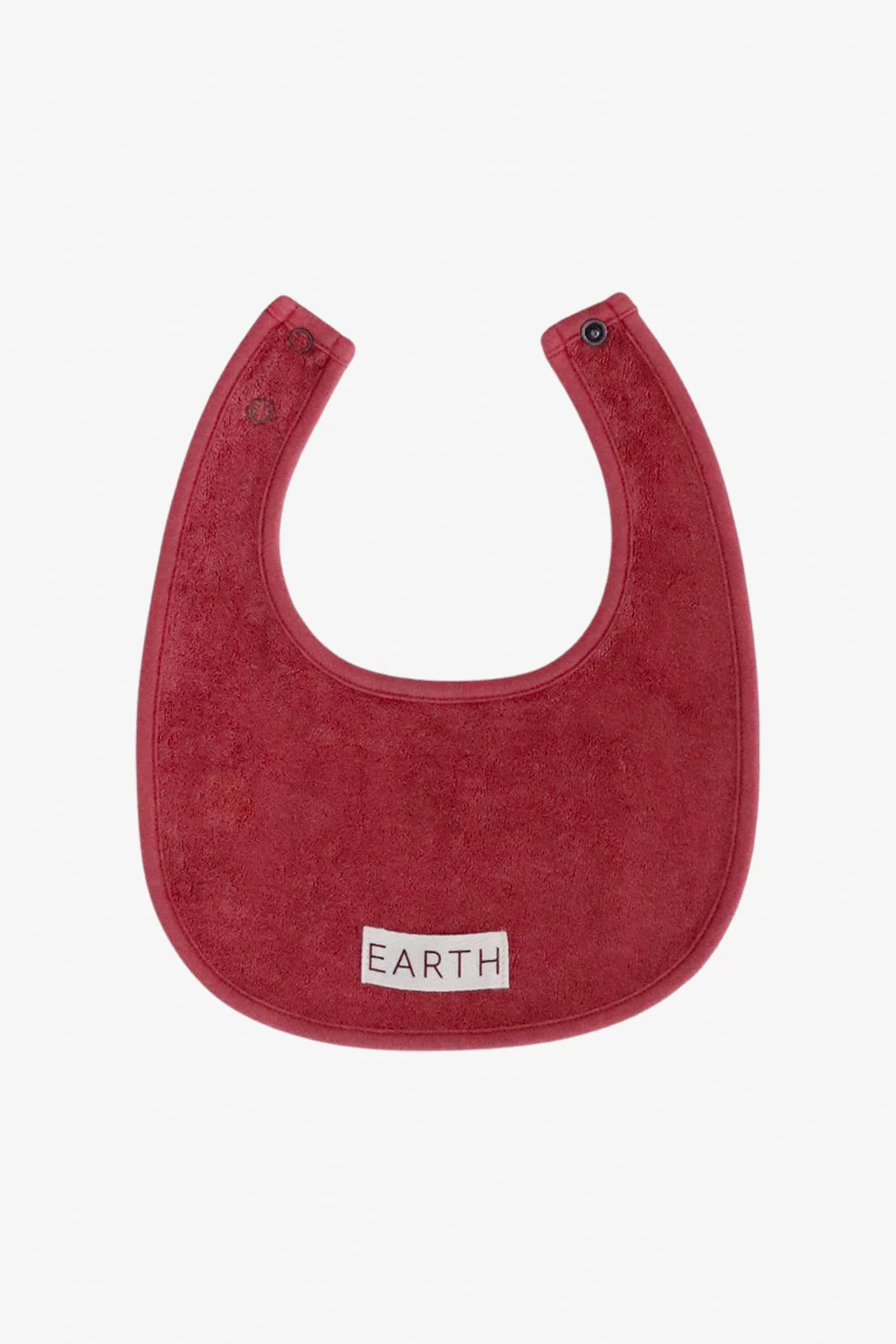 Bavoir Bébé Coton Bio – Vintage Red | Centre Commercial