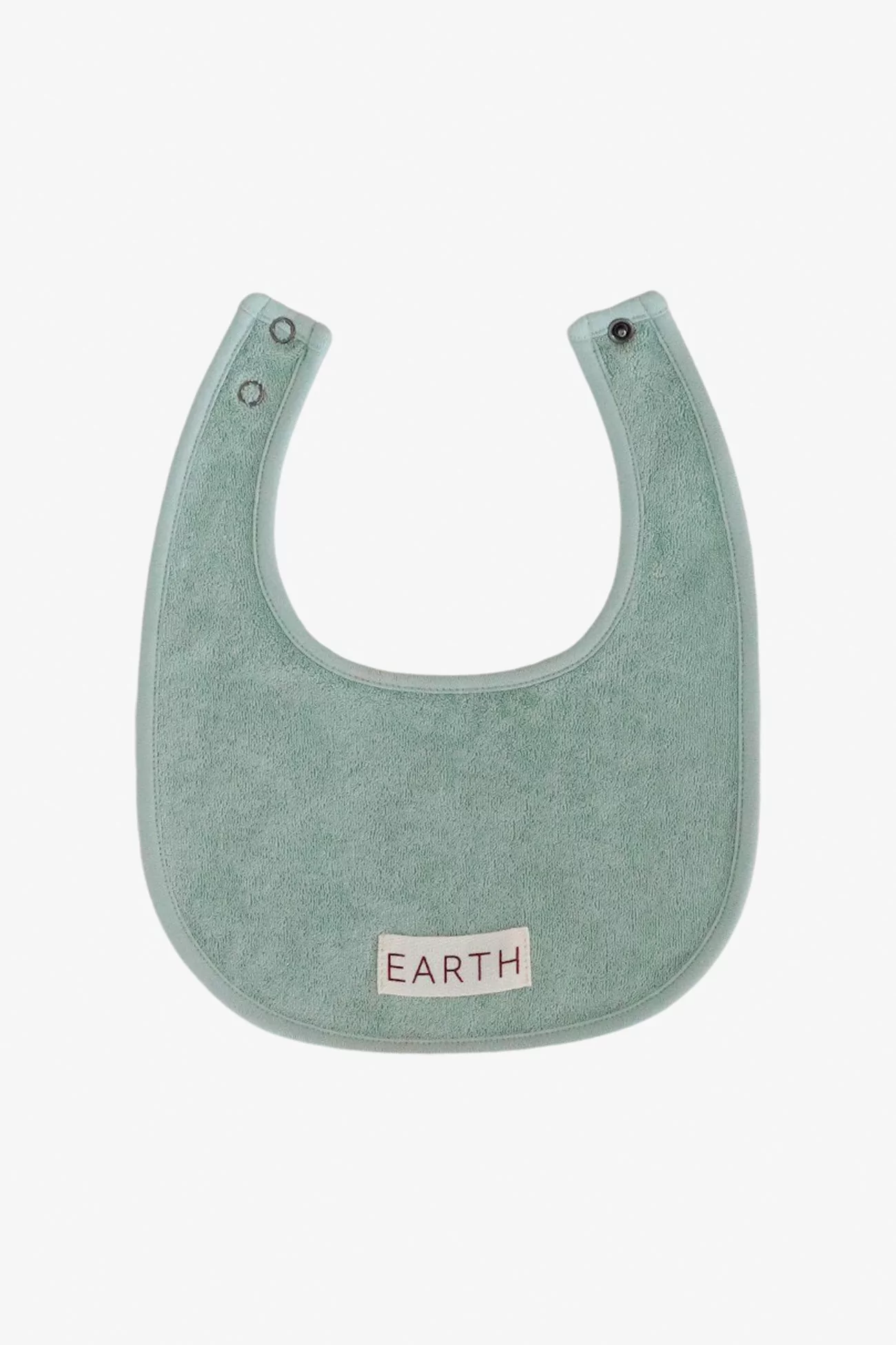 Bavoir Bébé Coton Bio – Sage Green | Centre Commercial