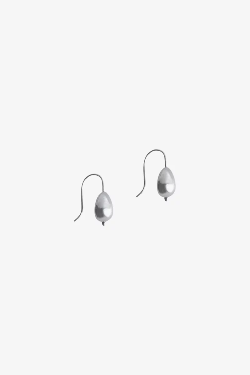 Medium Gota 925 Silver Earrings – Silver | Centre Commercial
