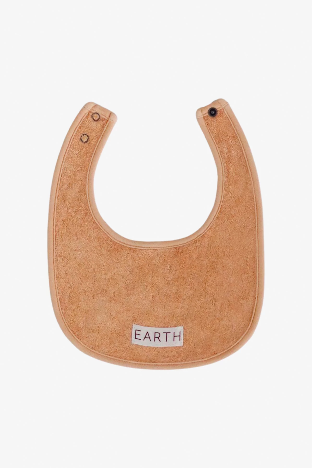 Bavoir Bébé Coton Bio – Orange | Centre Commercial