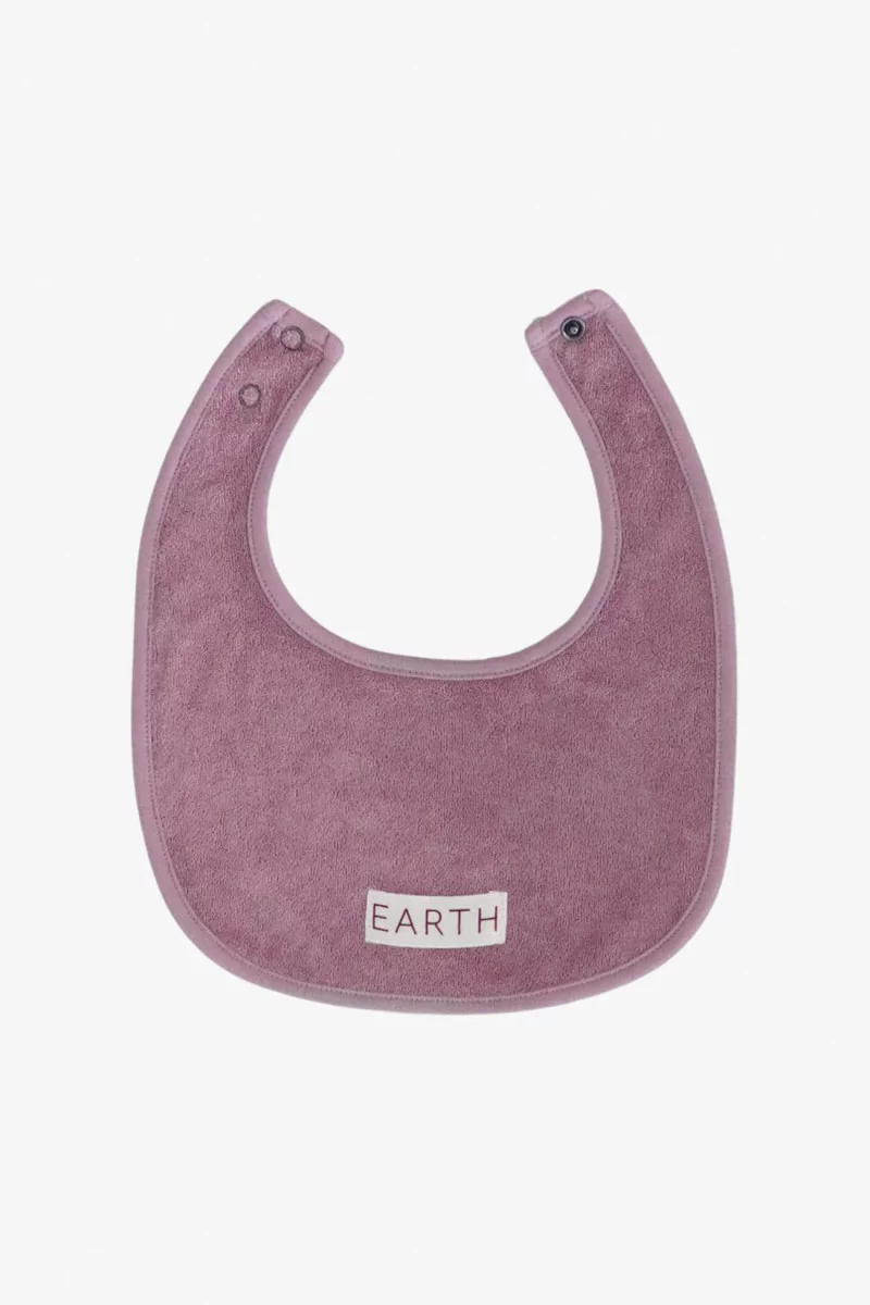 Organic Cotton Baby Bib – Cotton Lavender | Centre Commercial