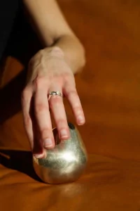 Two Stone Moonstone Silver Ring – Silver | Centre Commercial
