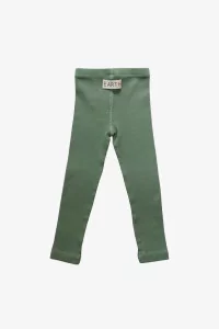 Baby Ribbed Cotton Pants – Green | Centre Commercial