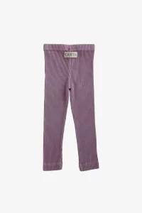 Baby Ribbed Cotton Pants – Cotton Lavender | Centre Commercial