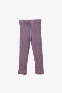 Baby Ribbed Cotton Pants – Cotton Lavender | Centre Commercial