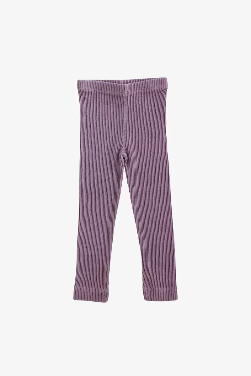Baby Ribbed Cotton Pants – Cotton Lavender | Centre Commercial