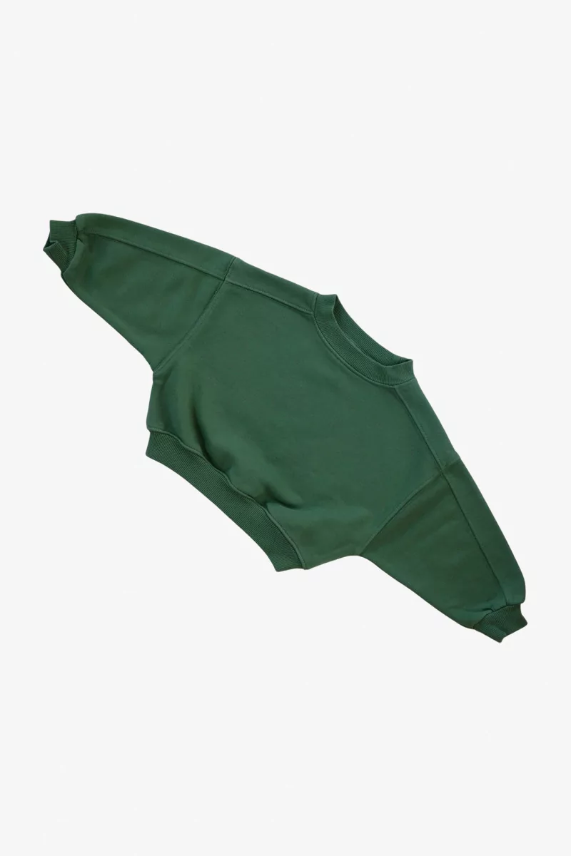 Sweat Enfant Coton Bio – Grass Green | Centre Commercial