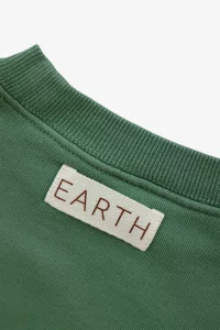 Sweat Enfant Coton Bio – Grass Green | Centre Commercial