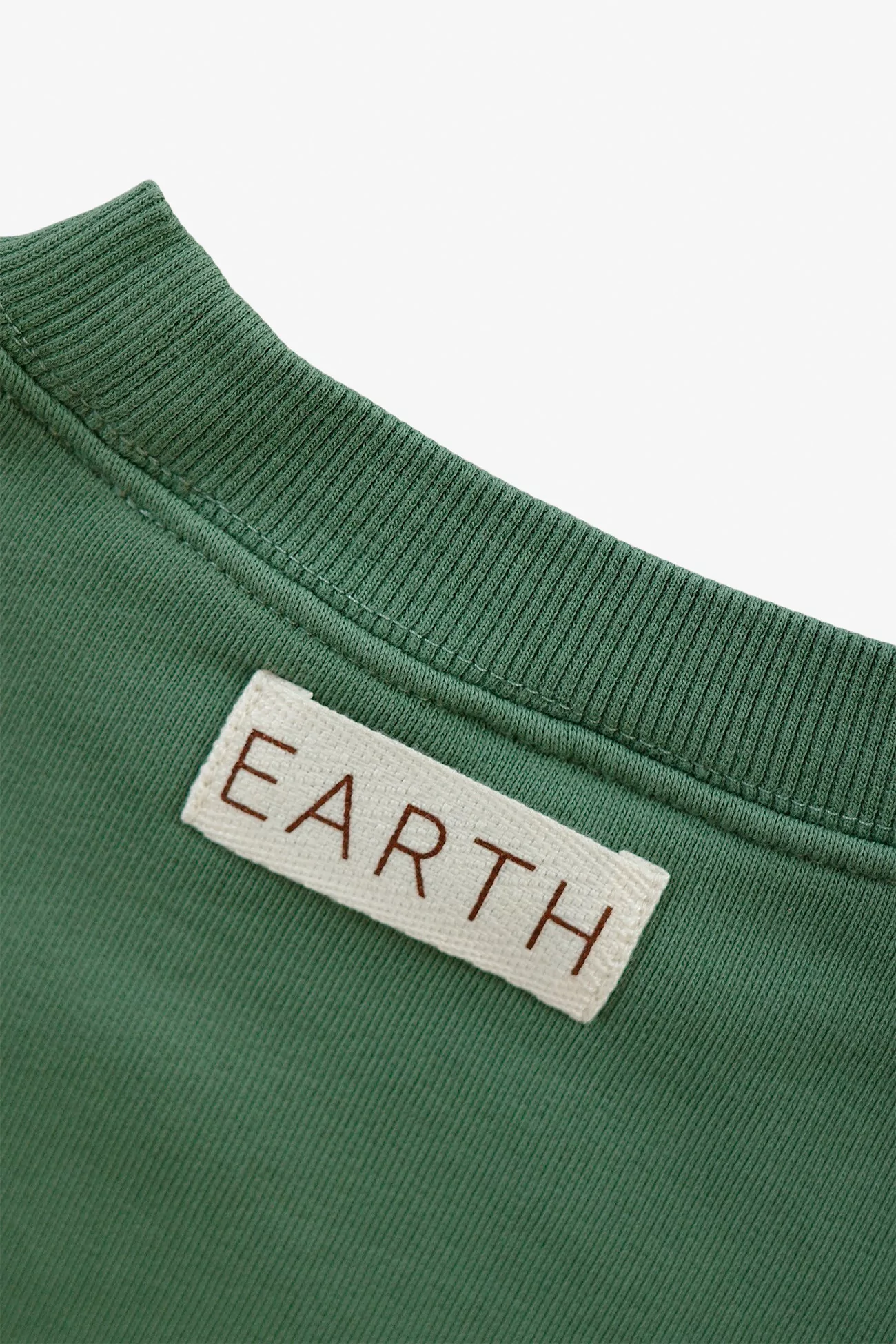 Sweat Enfant Coton Bio – Grass Green | Centre Commercial