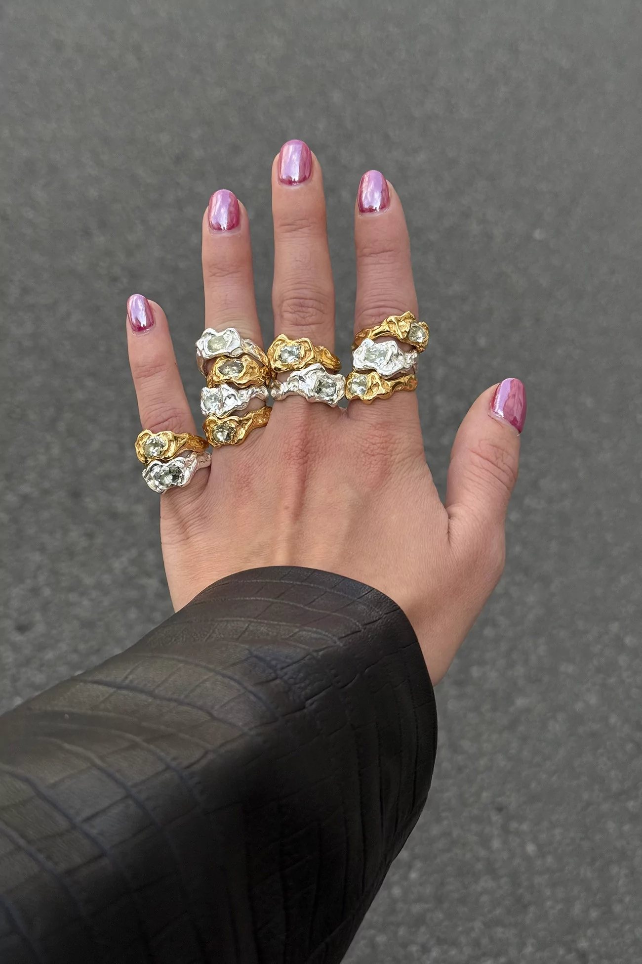 Ola Orange Ring Simuero Citrine – Silver | Centre Commercial