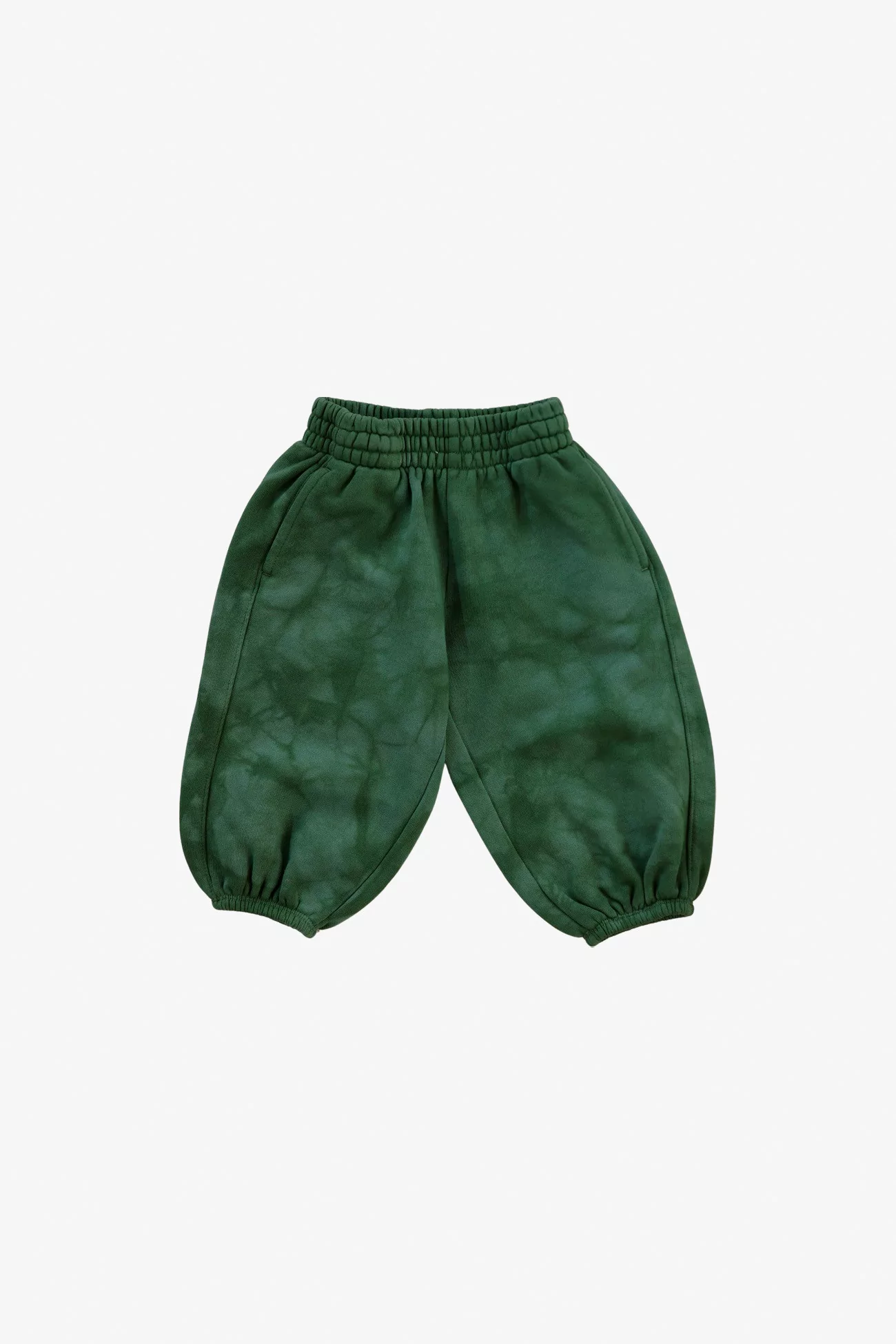 Pantalon Enfant Coton Bio Tie Dye – Grass Green | Centre Commercial