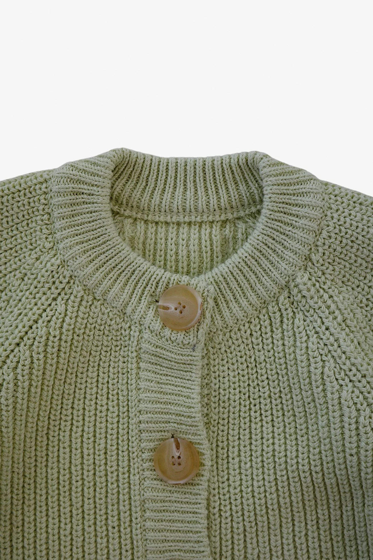 Baby Organic Knit Jumpsuit – Light Olive | Centre Commercial