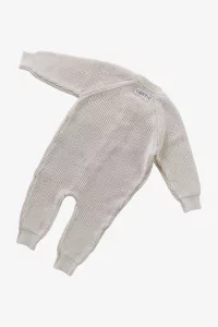 Baby Organic Knit Jumpsuit – Cream | Centre Commercial
