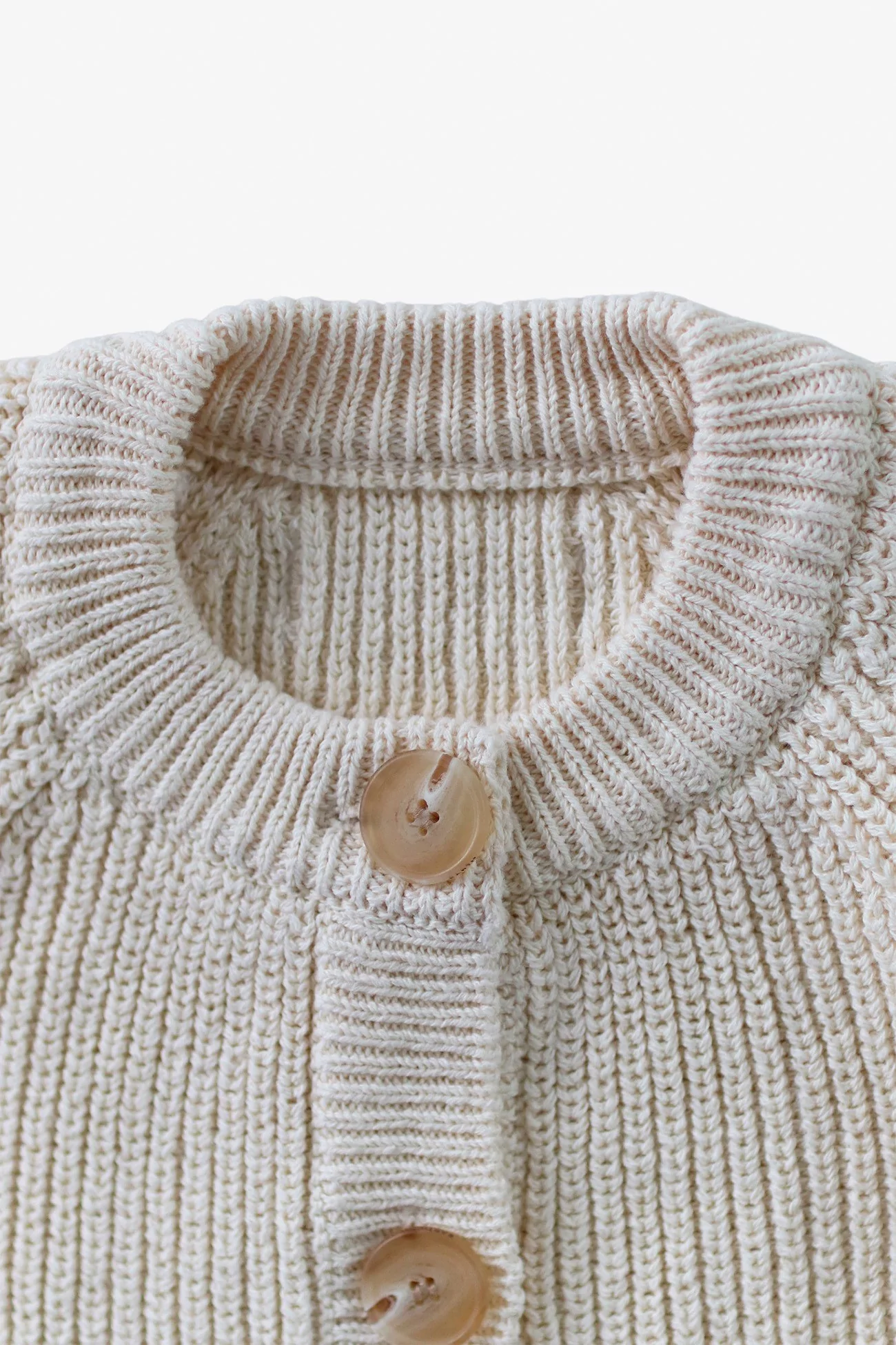 Combinaison Bébé Maille Coton Bio – Cream | Centre Commercial